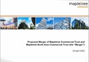 Presentation dated 29 April 2022 in relation to the Proposed Merger of MCT and MNACT